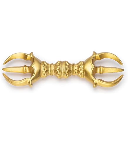 Amazon｜五鈷杵 13.8cm 真言宗 密教法具 金剛杵 真鍮 日本製｜具足