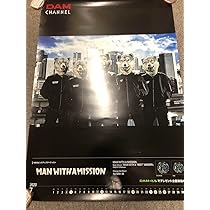 マンウィズ メンバー直筆サイン入りポスター MAN WITH A MISSION 直筆