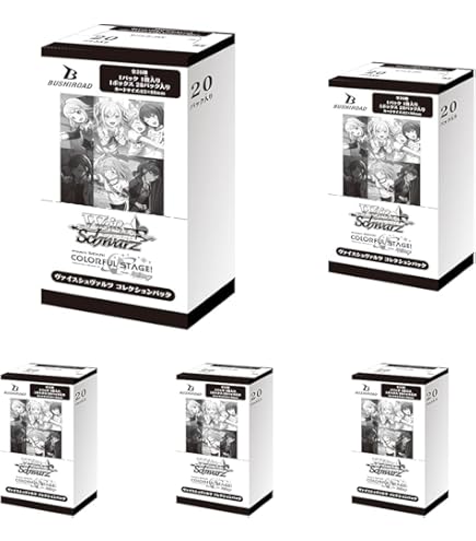 ヴァイスシュヴァルツ COLOFUL STAGE 初目ミク4箱 BOX】ヴァイス