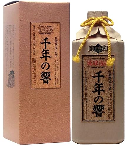 久米島の久米仙 百浦添 琉球泡盛 長期熟成12年古酒」 焼酎 木箱入り