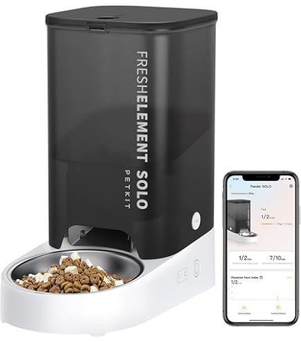 Amazon | 【PETKIT SOLO】自動給餌器 (カメラなし) タイマー式 スマホ