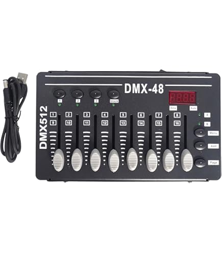 Amazon | Dickly DMX コントローラー DMX ライト コントローラー