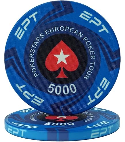 Amazon | EPTポーカーチップ高額チップ（プレート）5枚セット ($25000
