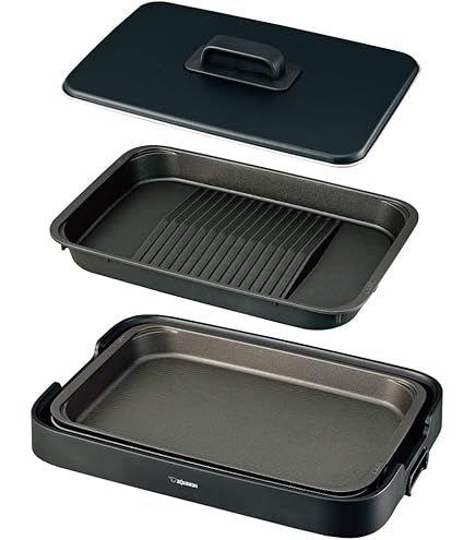 Amazon | 象印マホービン ホットプレート ブラック EA-DE10-BA | 象印