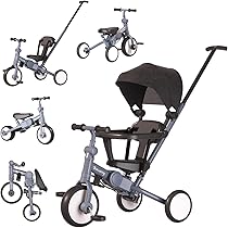 Amazon.co.jp: Bacany 子供用三輪車 7in1 三輪車 ステップ付き