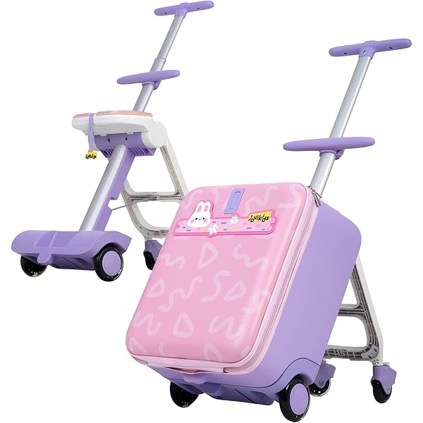 Amazon | [PulSpeed] 子供用スーツケース 乗れる 3WAY キッズ キャリー