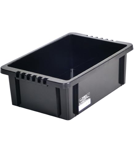 Amazon | メダカ舟 黒容器 白容器 18L 水槽 トロ舟 トロファスト 飼育