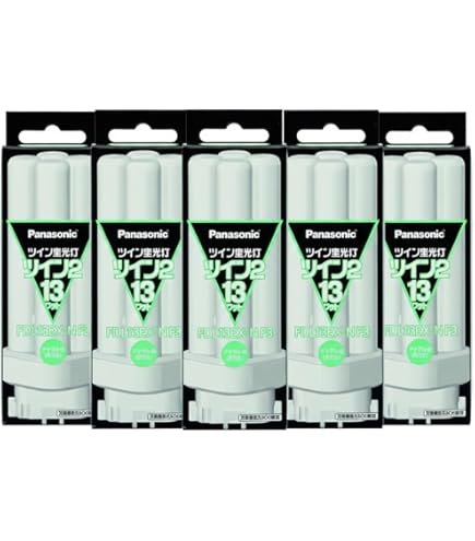 Amazon | パナソニック ツイン蛍光灯 9形 ナチュラル色 4本束状