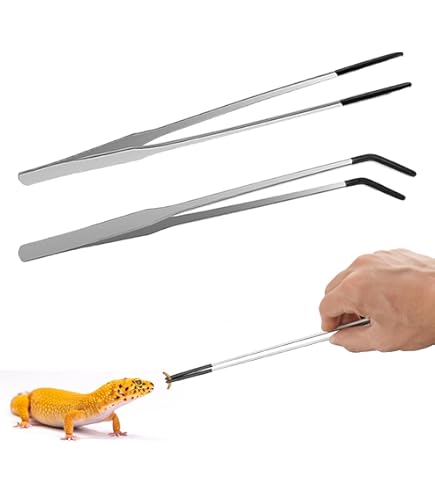 Amazon.co.jp: UrbanPulse 爬虫類 餌やり ピンセット ゴム製先端爬虫類