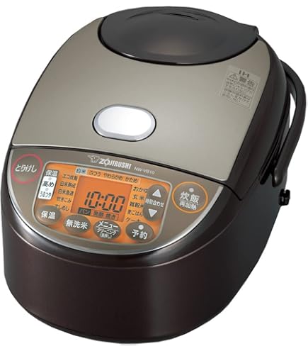 Amazon | 象印 IH炊飯器 極め炊き 黒まる厚釜 ブラウン 5.5合 NP-VJ10