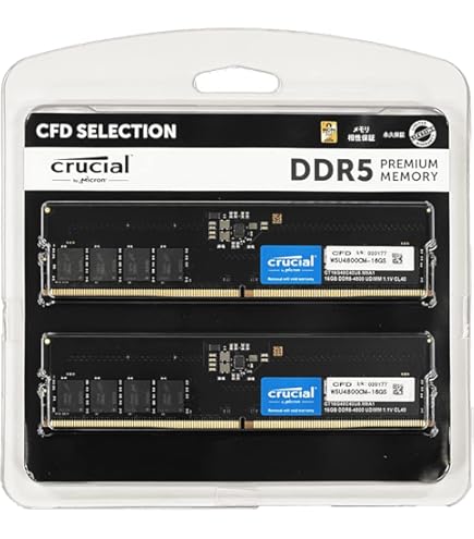 Amazon.co.jp: Samsung 16GB (2x8GB) DDR5 4800MHz PC5-38400 CL40