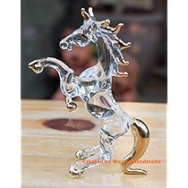 ガラス製 馬の置物 約10cm ガラス製 馬の置物 約10cm 717OIZEgxpL