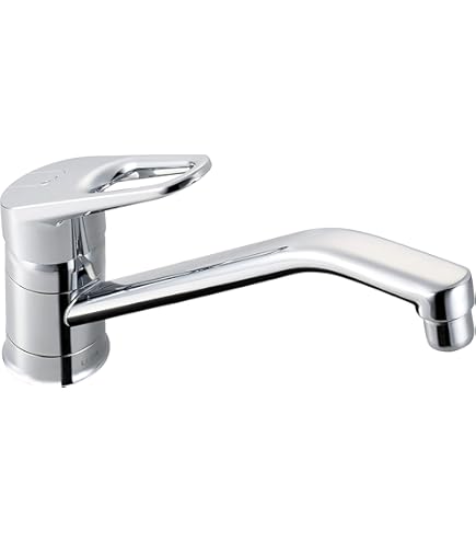 Amazon | ミズタニバルブ工業 台付シングルレバー混合水栓 MKZ535MMXE