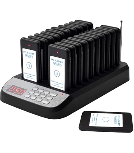 Amazon.co.jp: Zekory 無線呼び出しベル 受信機 (子機) 30台 セット