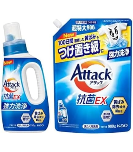 Amazon | 【まとめ買い】アタックNeo 抗菌EX Wパワー 本体+替×2個
