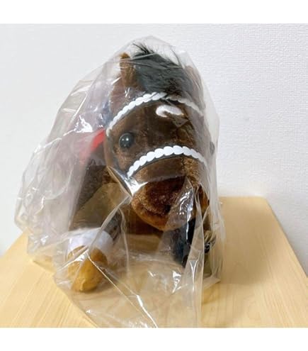 Amazon.co.jp: ディープインパクトぬいぐるみ、競馬グッズ、ブラウン