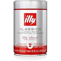 Amazon.co.jp: illy(イリー) ブレンド エスプレッソ粉 ミディアム