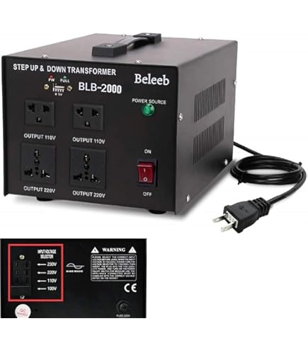 Amazon.co.jp: UMI 海外旅行用変圧器 降圧専用 ダウントランス 降圧