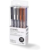 Amazon.co.jp: コピック(COPIC) Too マルチライナー全色セット (0.3