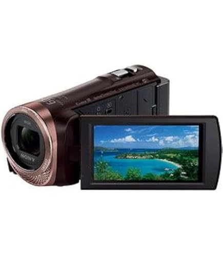 Amazon | SONY HDビデオカメラ Handycam HDR-CX590V ボルドーブラウン