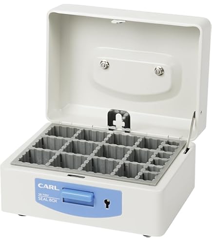 Amazon | プラス スチール印箱 (シールボックス) エルグレー 【小 科目