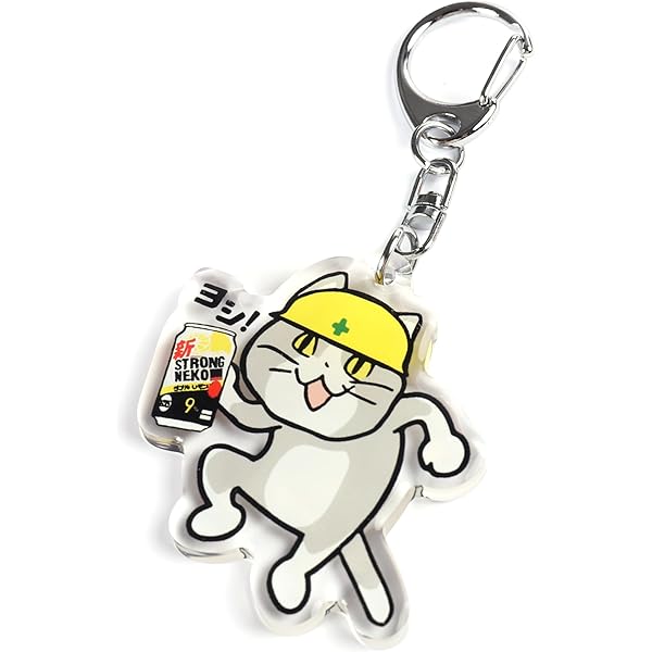 RUKURUKU様専用/桃の花と親子猫 蓄光 オルゴナイトキーホルダー