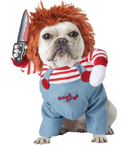 Amazon | ASDSH 犬コスチューム ハロウィン ペット用の服 ピエロ 二足