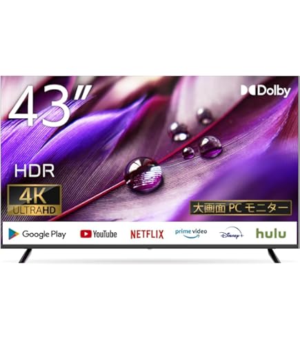 Amazon.co.jp: Philips 43型ワイド液晶ディスプレイ (4K対応/IPSパネル