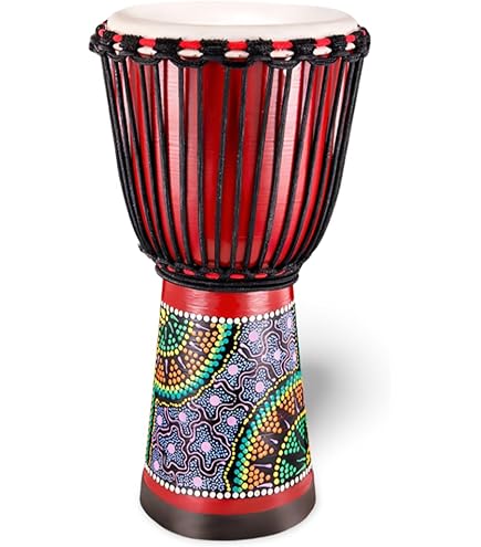 Amazon | heizi ジャンベ 大 8インチ 楽器 太鼓 民族楽器 ハンドドラム