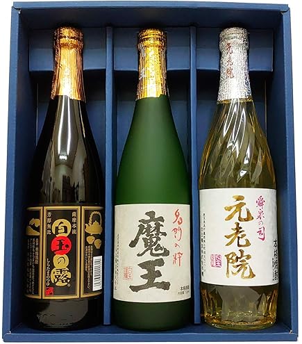Amazon.co.jp: [芋焼酎 飲み比べセット] 魔王の蔵製造 魔王・元老院