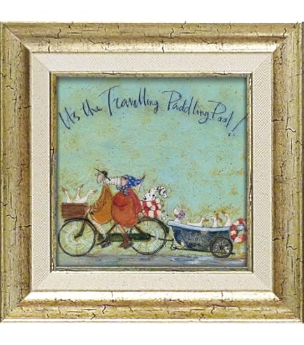 Amazon.co.jp: 絵画 サムトフト・ひつじ達と散歩 現代アート