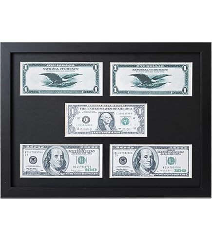 Amazon.co.jp: JIANGPAI 卓上写真フレーム、ドル紙幣フレーム、最初の