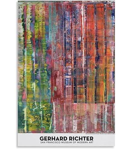 Amazon.co.jp: ポスター ゲルハルト リヒター Abstract painting