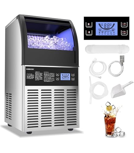 Amazon.co.jp: フクシマガリレイ 業務用アンダーカウンター製氷機 FIC