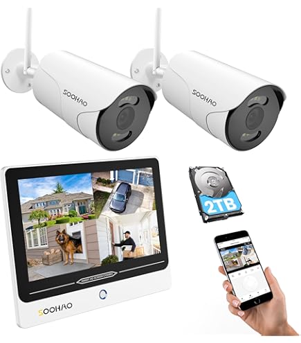 Amazon.co.jp: マスプロ モニター＆ワイヤレスHDカメラセット 防塵