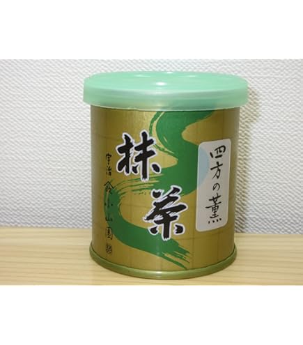 Amazon.co.jp: 【山政小山園の抹茶】抹茶粉末 薄茶 式部の昔 30g缶
