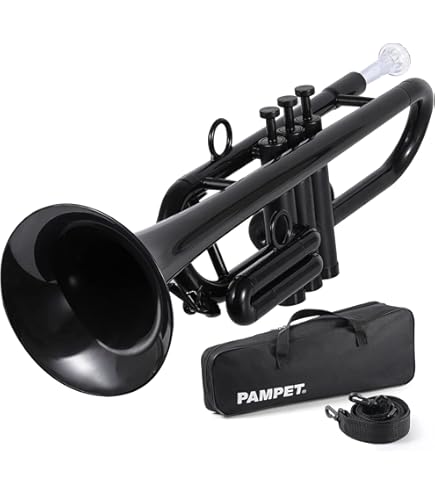 Amazon.co.jp: ブラックニッケルトランペット ボディカービングB