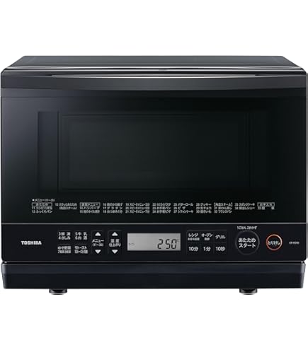 Amazon | TOSHIBA 角皿式スチーム オーブンレンジ 石窯オーブン 23L