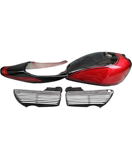 Amazon | ゼファーΧ 外装 セット 黒赤/タンク サイドカバー テール