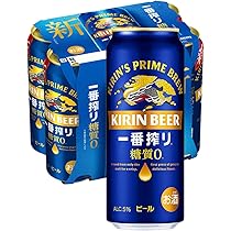 Amazon.co.jp: 一番搾り キリン ビール500ml×6本 糖質ゼロ : 食品
