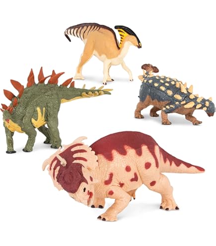 Amazon | DORMEI 恐竜大量 フィギュアセット 1986 1987レトロ2