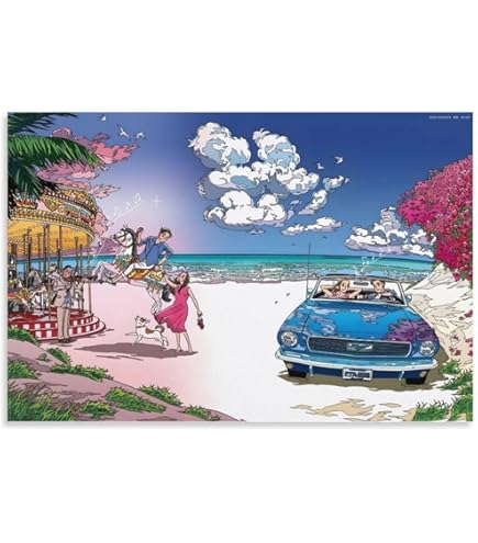 Amazon.co.jp: わたせせいぞう アートポスター（オフセット