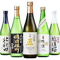 Amazon.co.jp: 世界鷹 日本酒 金賞 大吟醸 飲み比べセット (720ml × 5