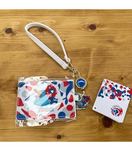 Amazon.co.jp: 万博会場限定 ミャクミャク×イコちゃんICOCA 合皮パス