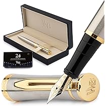 ルイヴィトン万年筆（18K）BOX・純正インクカートリッジ13本付き ルイ