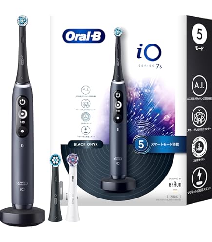 Amazon.co.jp: ブラウン オーラルB iO6 充電式 電動歯ブラシ ホワイト