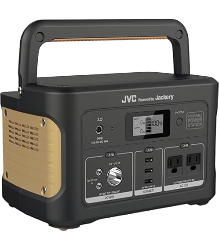 Amazon.co.jp: JVCケンウッド KENWOOD ポータブル電源 BN-RK600-B 充