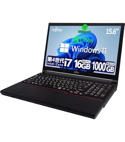 Amazon.co.jp: 【整備済み品】 富士通 ノートパソコン FMVシリーズ