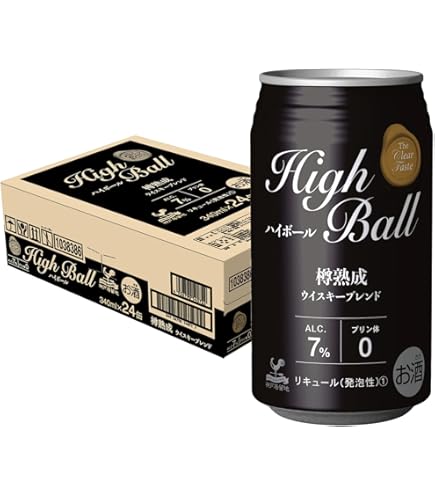 Amazon.co.jp: 黄桜公式 ウイスキー プレミアム ハイボール 350ml×2缶