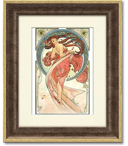 Amazon.co.jp: アルフォンス・ミュシャ『リリー(百合) 四つの花